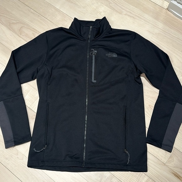 Northface Men’s Medium Black Zip Front - Picture 1 of 6